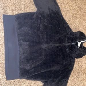 Calvin Klein fur hoodie